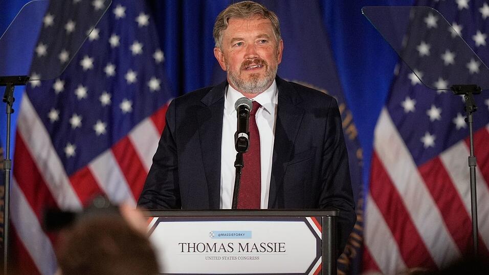 Der Abgeordnete Massie fiel bei Trump in Ungnade. (Archivbild) Der Abgeordnete Massie fiel bei Trump in Ungnade. (Archivbild)