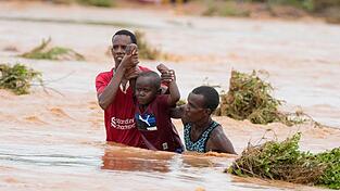 In Teilen Afrikas f&uuml;hrt El Nino zu &Uuml;berschwemmungen (Archivbild)