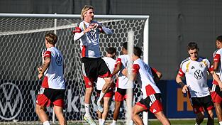 Die DFB-Elf bereitet sich auf das dritte Gruppenspiel in der Nations League vor. Die DFB-Elf bereitet sich auf das dritte Gruppenspiel in der Nations League vor.