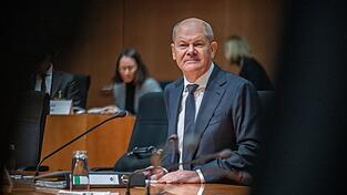 Scholz verteidigte den Atomausstieg. Scholz verteidigte den Atomausstieg.