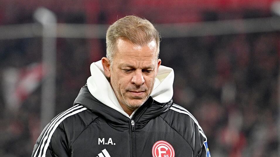 Trauert um seinen Freund Georg Koch: D&uuml;sseldorfs Trainer Markus Anfang (Archivbild).