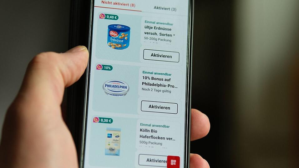 Verbraucher können ihre Einkäufe in den Apps der Anbieter zusammenstellen. Verbraucher können ihre Einkäufe in den Apps der Anbieter zusammenstellen.