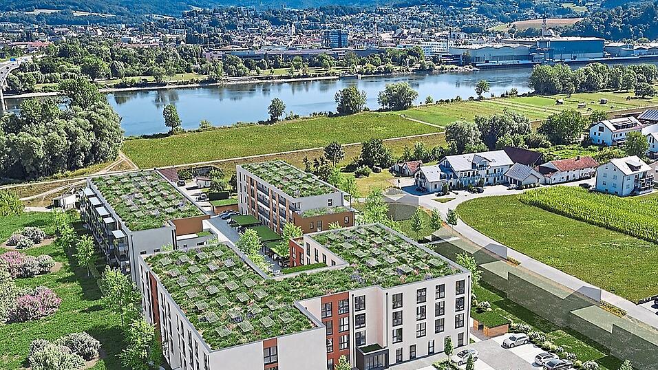 Diese Visualisierung zeigt den neuen Wohn- und Pflegekomplex im Deggendorfer Ortsteil Fischerdorf. Diese Visualisierung zeigt den neuen Wohn- und Pflegekomplex im Deggendorfer Ortsteil Fischerdorf.