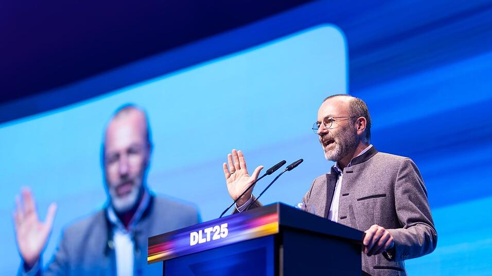 &laquo;Die Brandmauer steht. Wir wissen, wer unsere Feinde sind&raquo;, sagte Manfred Weber noch vor kurzem mit Blick auf die AfD in einem Interview. (Archivbild)