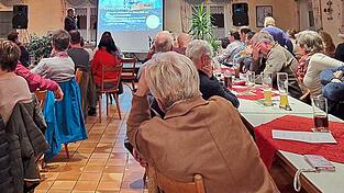 Der Vortrag von Josef Erhard fand im Saal des Gasthauses Grubwinkler statt. Der Vortrag von Josef Erhard fand im Saal des Gasthauses Grubwinkler statt.
