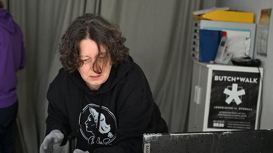 R&auml;umt auf nach dem Brand: Constanze K&ouml;rner.