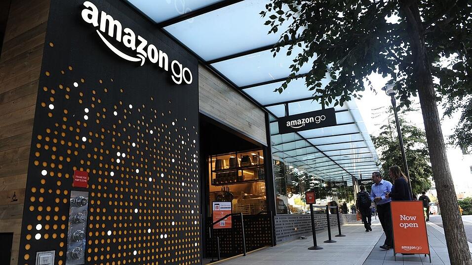 Die Gesch&auml;fte von Amazon Go kamen ohne Kassen aus. (Archivbild)