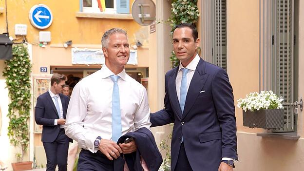 Ralf Schumacher und &Eacute;tienne Bousquet-Cassagne haben in Saint-Tropez geheiratet.
