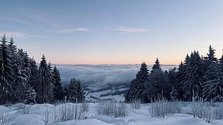 Viele Wanderer nutzten das traumhafte Winterwetter der vergangenen Wochen.