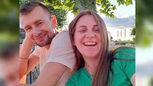 Vasyl und Karina Koriakin flohen aus der Ukraine nach Deutschland