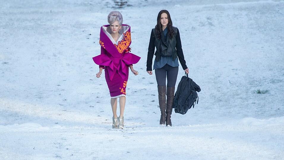 Das Bild zeigt eine Szene aus 'Tribute von Panem - Mockingjay 2'.