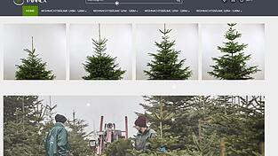 Man kann vieles online bestellen - sogar Christb&auml;ume. Pirmin und Michael machen's m&ouml;glich.