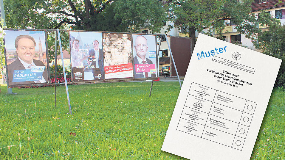 Vier Kandidaten stehen zur Wahl zum Landshuter Oberbürgermeister. Vier Kandidaten stehen zur Wahl zum Landshuter Oberbürgermeister.