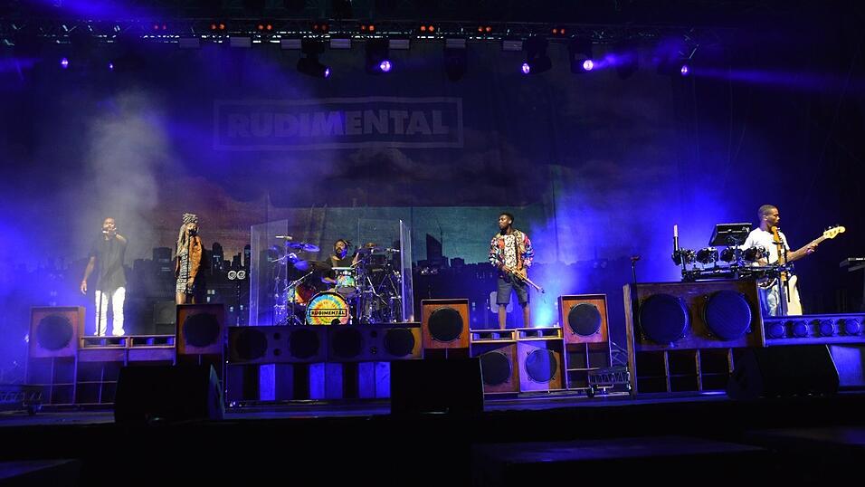 Die britische Band Rudimental unterhielt das Utopia-Publikum mit ihrem außergewöhnlichem Musikstil.