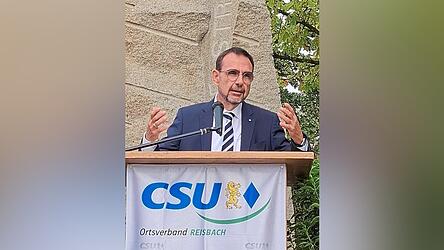 Klaus Holetschek sprach in Reisbach.