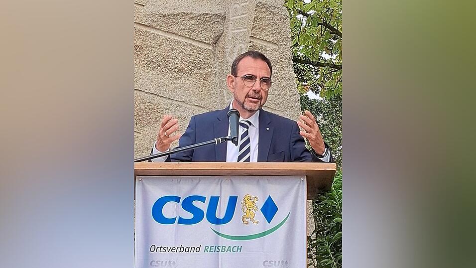 Klaus Holetschek sprach in Reisbach. Klaus Holetschek sprach in Reisbach.