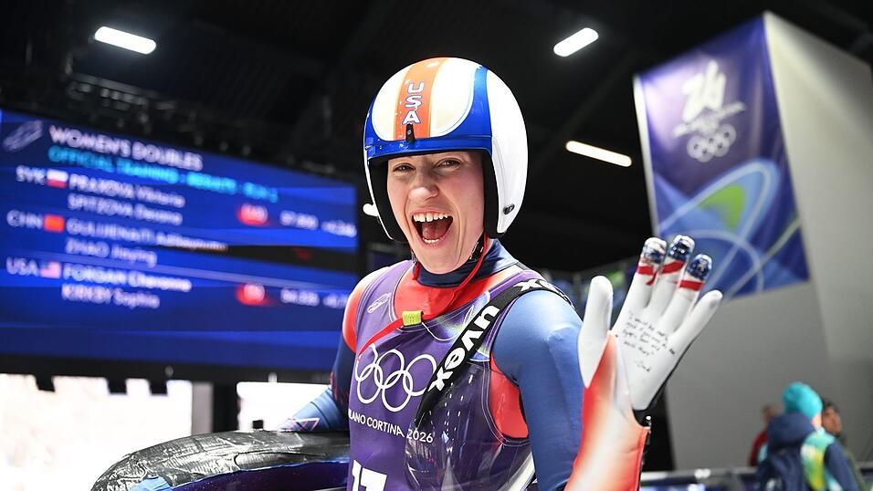 Selbst ernannte «Olympia-Bachelorette»: US-Rodlerin Sophia Kirkby landete zweimal auf Platz fünf, dann ging sie auf mehrere Dates. Selbst ernannte «Olympia-Bachelorette»: US-Rodlerin Sophia Kirkby landete zweimal auf Platz fünf, dann ging sie auf mehrere Dates.