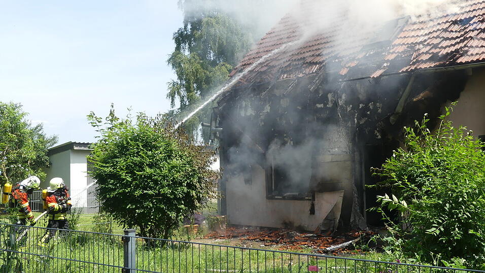 Brand eines Wohnhauses in Mötzing.