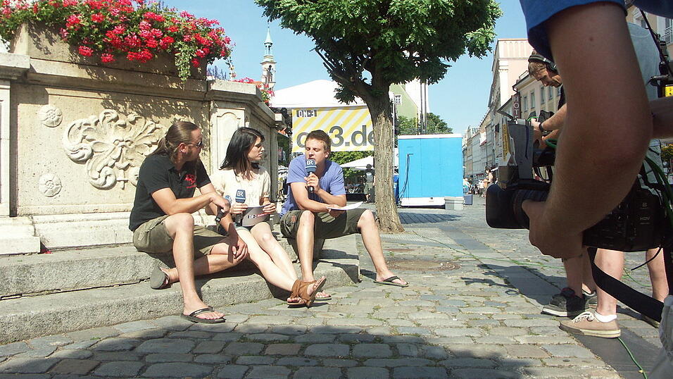 Blick hinter die Kulissen bei on3-südwild. (Foto: Meike Weinzierl) Blick hinter die Kulissen bei on3-südwild. (Foto: Meike Weinzierl)