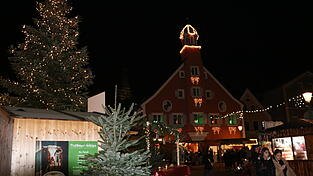 Der Christkindlmarkt im Herzen der Stadt.