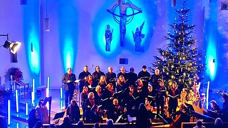 Das Weihnachtskonzert in der Kirche St. Johannes stand unter dem Motto &bdquo;Der Stern von Bethlehem&ldquo;.