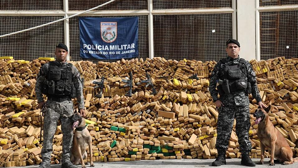 Fast 50 Tonnen Marihuana hat die Polizei in der brasilianischen Millionenmetropole Rio de Janeiro sichergestellt. Fast 50 Tonnen Marihuana hat die Polizei in der brasilianischen Millionenmetropole Rio de Janeiro sichergestellt.