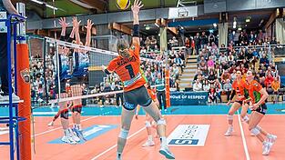 Nach dem umkämpften ersten Satz zeigte sich NawaRo über weite Strecken der Partie überlegen.