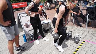 Voller Konzentration ging es los. Voller Konzentration ging es los.