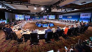 In der Runde der G20-Finanzminister sitzt erstmals wieder ein russischer Minister. In der Runde der G20-Finanzminister sitzt erstmals wieder ein russischer Minister.