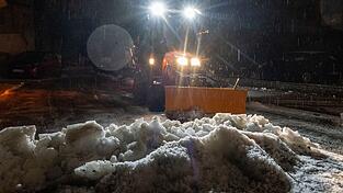 Vielerorts hatten die R&auml;umdienste gut zu tun.