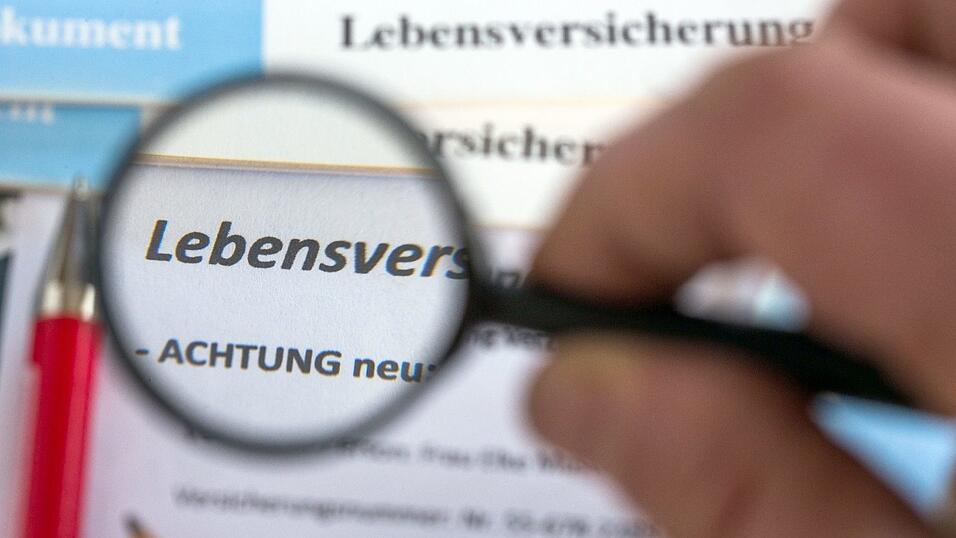 Unterlagen zu einer Lebensversicherung