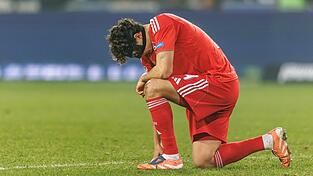 Ein frustrierter FCN-Kapitän Fabio Gruber nach der Niederlage. Ein frustrierter FCN-Kapitän Fabio Gruber nach der Niederlage.