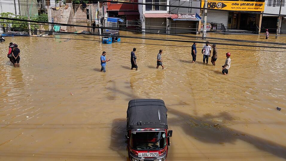 Ein Zyklon hat Sri Lanka schwer verwüstet.