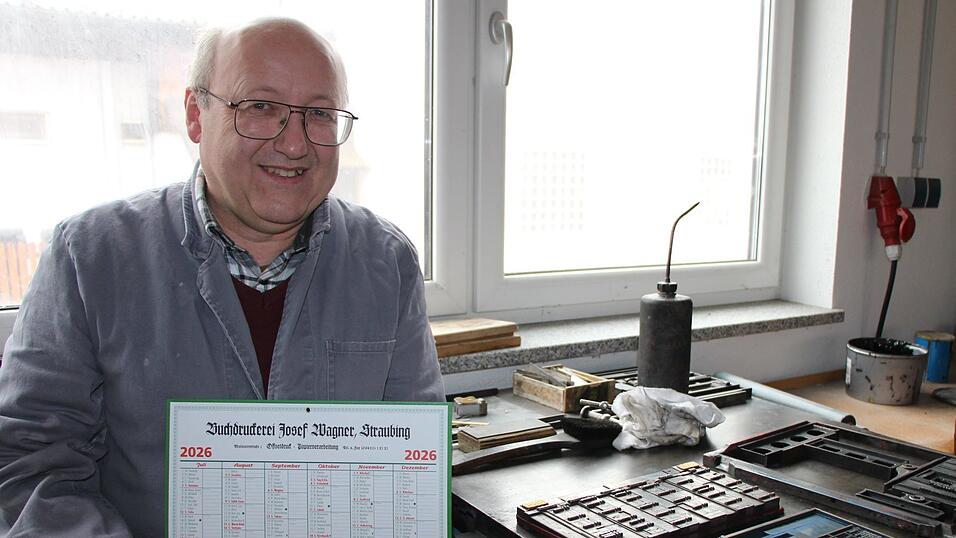 Fr&uuml;her druckte sein Vater Gedichtb&auml;nde, heute greift Josef Wagner nur noch selten zu den Setzbuchstaben. Etwa, wenn er die &Uuml;berschriften f&uuml;r seine Kalender druckt oder Briefpapier f&uuml;r Politiker.