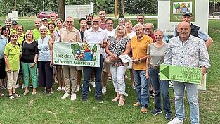 Landkreis, Gartenbauvereine und Gartenbesitzer laden ein.