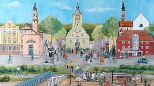 Das bunte Wimmelbild zeigt all das, was Deggendorf so lebens- und liebenswert macht. Das bunte Wimmelbild zeigt all das, was Deggendorf so lebens- und liebenswert macht.