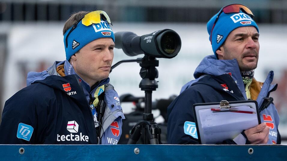 Kristian Mehringer (r) und Sverre Olsbu Röiseland hatten viele Jahre die Damen betreut. (Archivbild) Kristian Mehringer (r) und Sverre Olsbu Röiseland hatten viele Jahre die Damen betreut. (Archivbild)