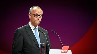 Bundeskanzler Friedrich Merz wurde auf dem DGB-Bundeskongress massiv ausgebuht.