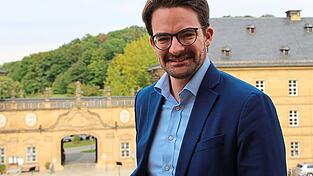 Manuel Knoll im Kloster Banz, Tagungsort der CSU-Landtagsfraktion: Der 35-Jährige will die Interessen der jüngeren Generation berücksichtigt wissen - gerade auch innerhalb seiner eigenen Partei.