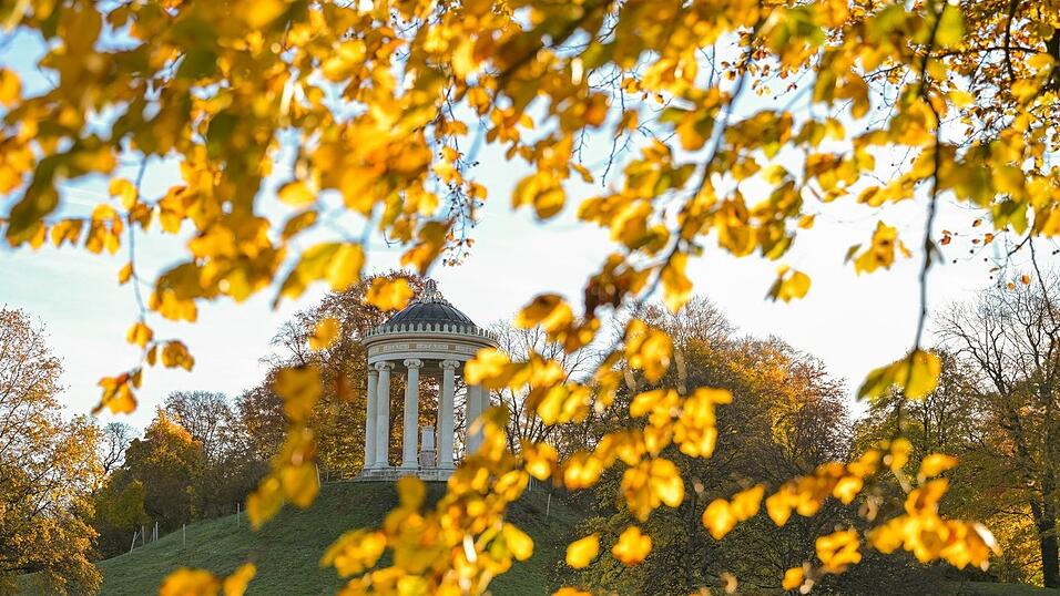 Blick in den Englischen Garten: Die kommenden Tage sollen laut Wetterdienst mild werden.
