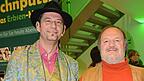Eine große Ehre für Tom Bauer: Der Besuch von Fredl Fesl bei seiner Abschiedsvorstellung von Oschnputtl in der Stadthalle Landau.