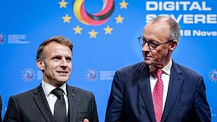 «Buy european»: Macron und Merz wollen sich dafür einsetzen, dass in der Beschaffung von Technologie mehr auf europäische Produkte gesetzt wird.