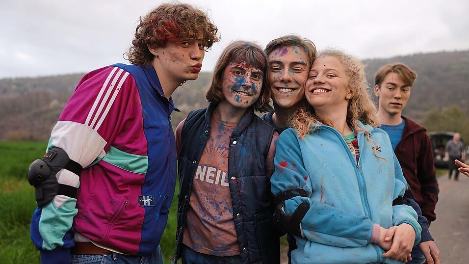 Die Hauptdarsteller von 'Leben ist Jetzt'. Links sieht man den Altdorfer Michael Schweisser in seiner Rolle 'Carlo'.