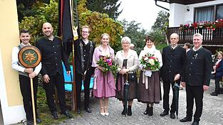 Die Hauptbeteiligten: Constantin Ulmer, Christoph Krichbaum, Marco Schuster, Manuela Schuster, Elisabeth Eder, Sylvia Hartmann, Manfred Eder und Alexander Hartmann (von links).