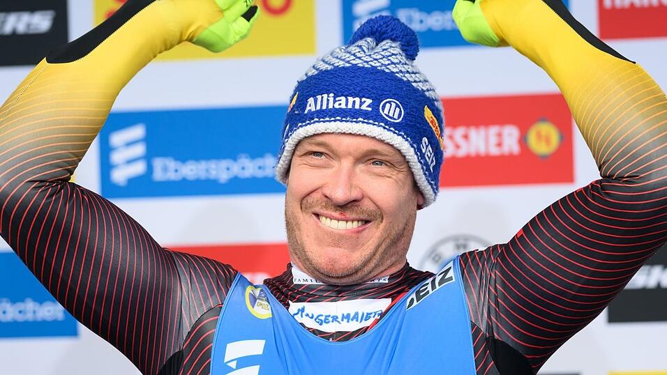 Dreimal jubelte Felix Loch schon &uuml;ber Olympia-Gold.