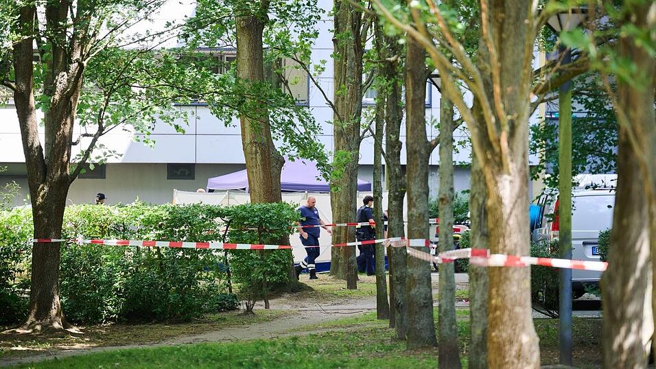 Der Fundort wurde weitr&auml;umig abgesperrt.