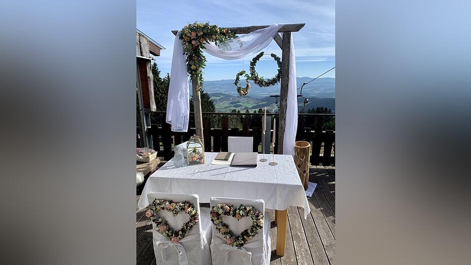 Der beliebteste Hochzeitsort in Kollnburg ist der Hochpr&ouml;ller.