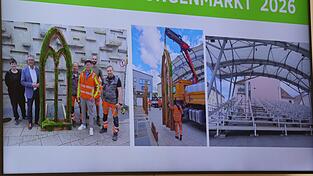Die Aufbauarbeiten des B&uuml;hnenbilds sind gestartet.