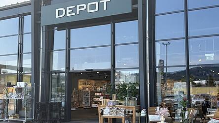 Der Depot-Shop im Fachmarktzentrum in Deggendorf.