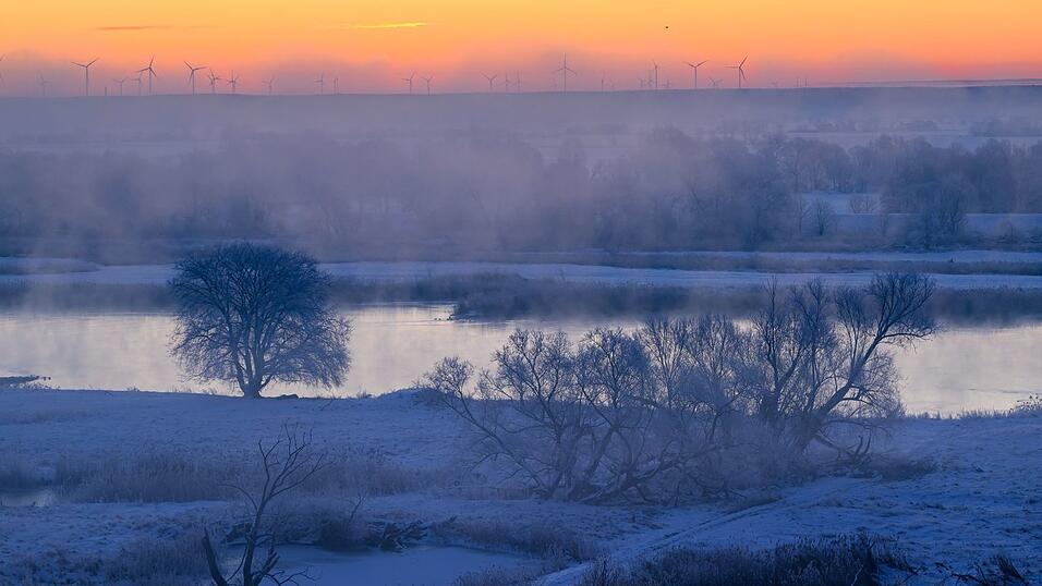 An diesem Morgen zeigte das Thermometer in einigen Teilen des Landes tiefe Minusgrade an.